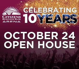 More Info for Citizens Business Bank Arena invites the community to celebrate 10 Years!