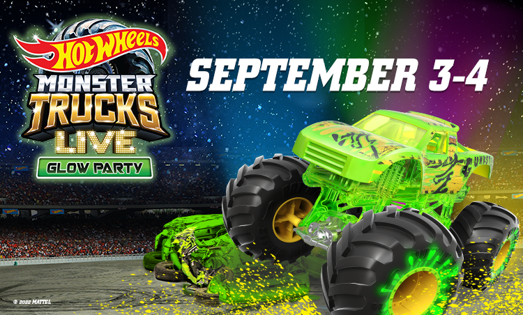 Hot Wheels Monster Truck Glow Party