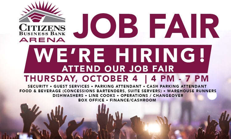 JOB FAIR - WE'RE HIRING!