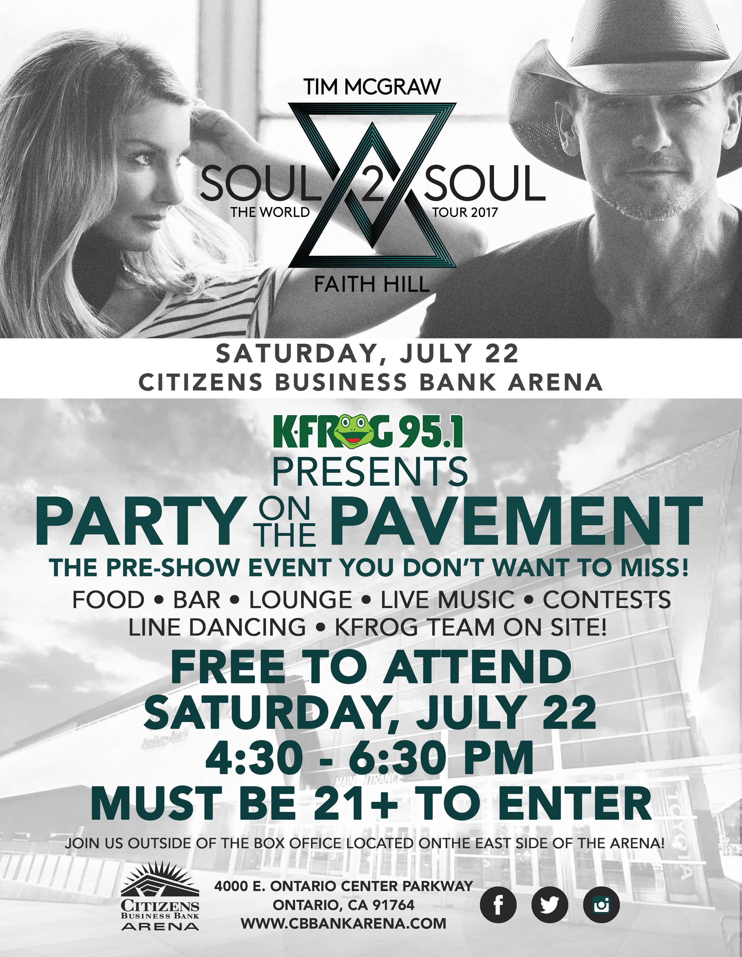 KFROG PRESENTS PARTY ON THE PAVEMENT Toyota Arena