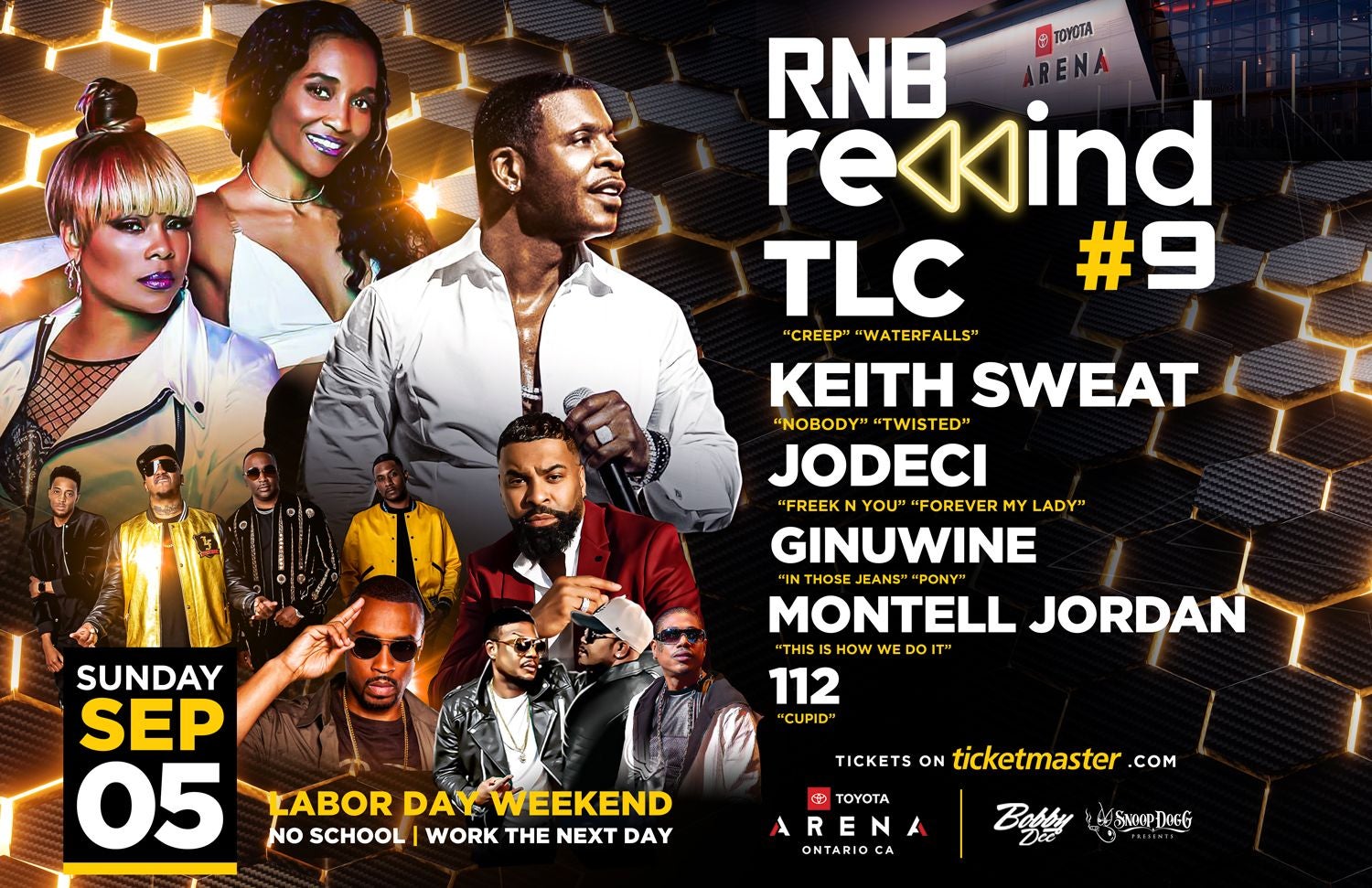 RNB Rewind 9 with TLC, Keith Sweat & Jodeci Toyota Arena