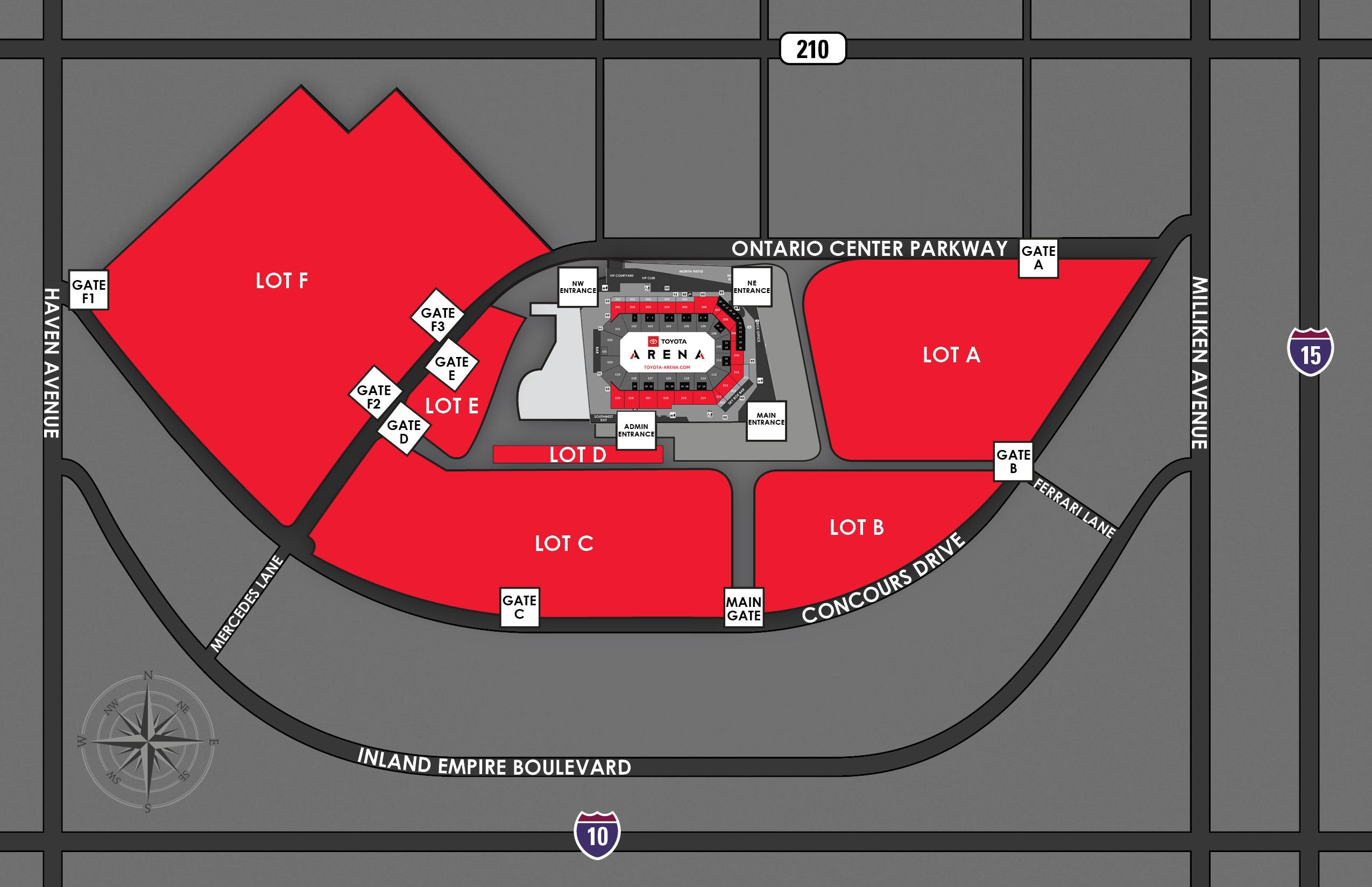 Seating Charts Toyota Arena