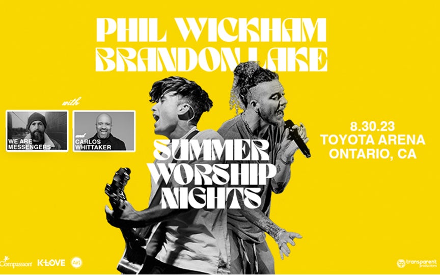 Phil Wickham & Brandon Lake Summer Worship Nights Tour