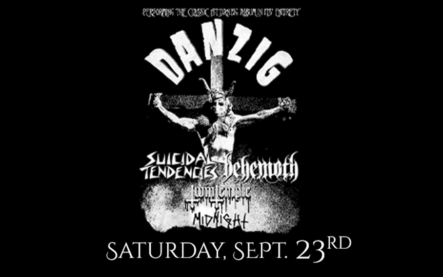 DANZIG 35yr ANNIVERSARY CONCERT w/Suicidal Tendencies, Behemoth & More