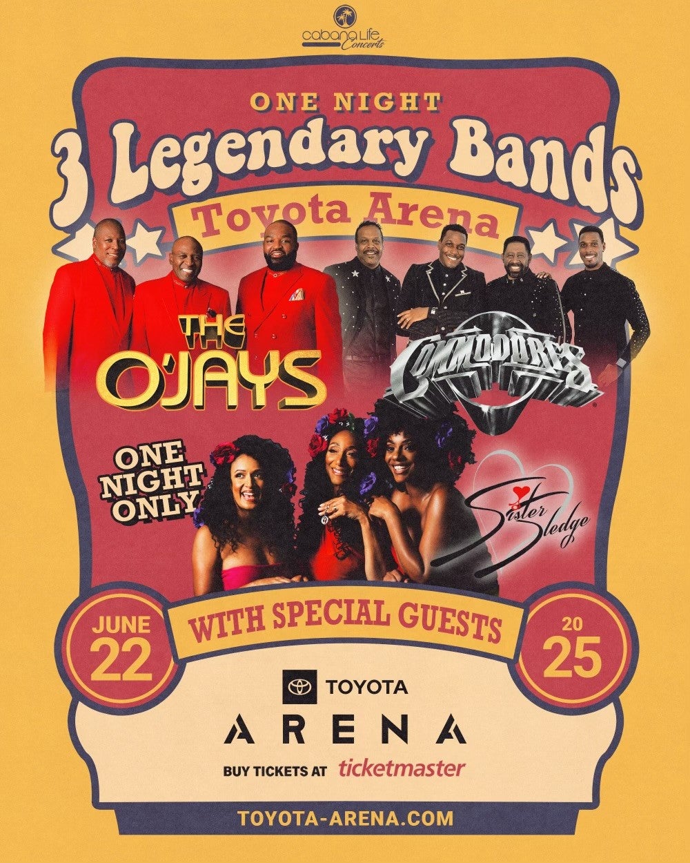 More Info for The O'Jays and Commodores